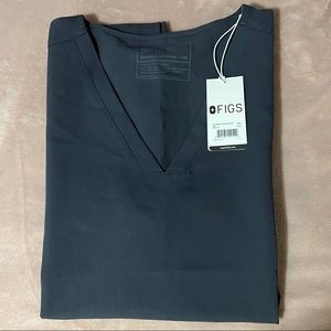 Figs Charcoal Casma scrub top size XXL